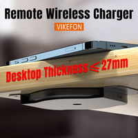 27MM remote Desktop lsolated Wireless Charger For iPhone 16 15 14 13 12 Samsung S24 S23 Xiaomi 15 Airpods 2/Pro Fast Charging