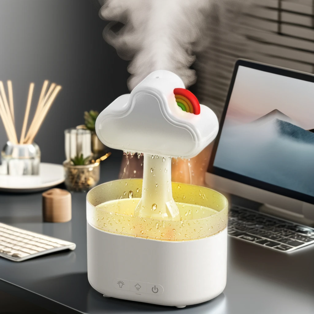 Aromatherapy Diffuser - Smart 500ml Mini Electric Ultrasonic Humidifier