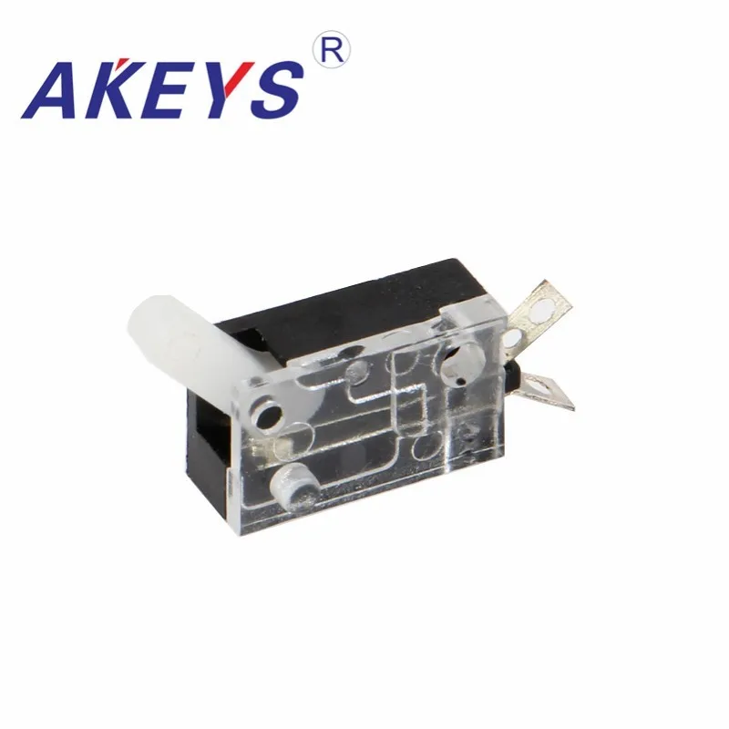 10PCS KFC-V-101 4pins KW-128 Transparent Micro - motion detection switch Game switch limit switch