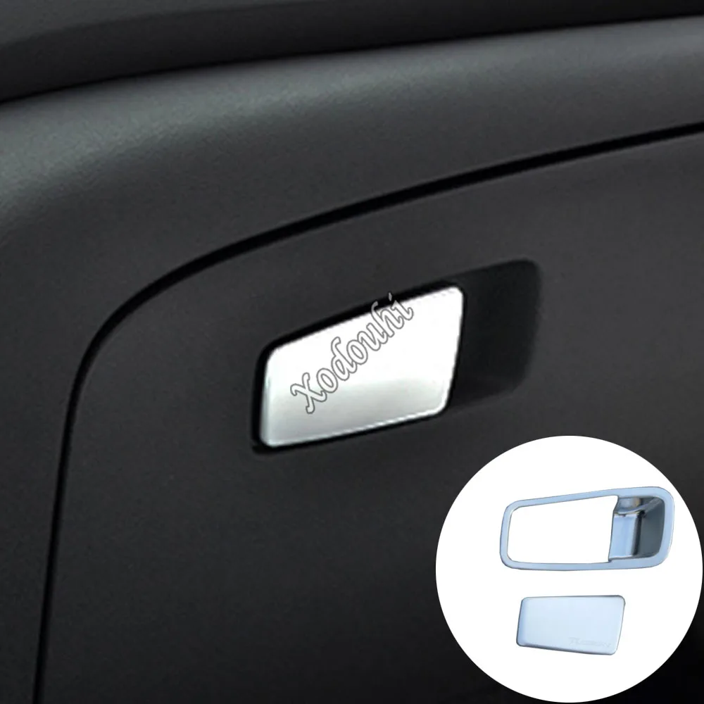 カースティックボディスタイリングカバー、副操縦士収納ボックスビン、スイッチトリムフレーム、ランプ部品、ヒュンダイタクソン2015、2016、2017、2018、2個