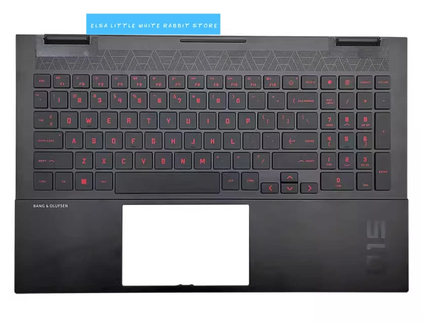 FOR HP OMEN 6 15-EK 15-EN TPN-Q238 Q236Palmrest Upper Case W Backlight Keyboard M00841-001