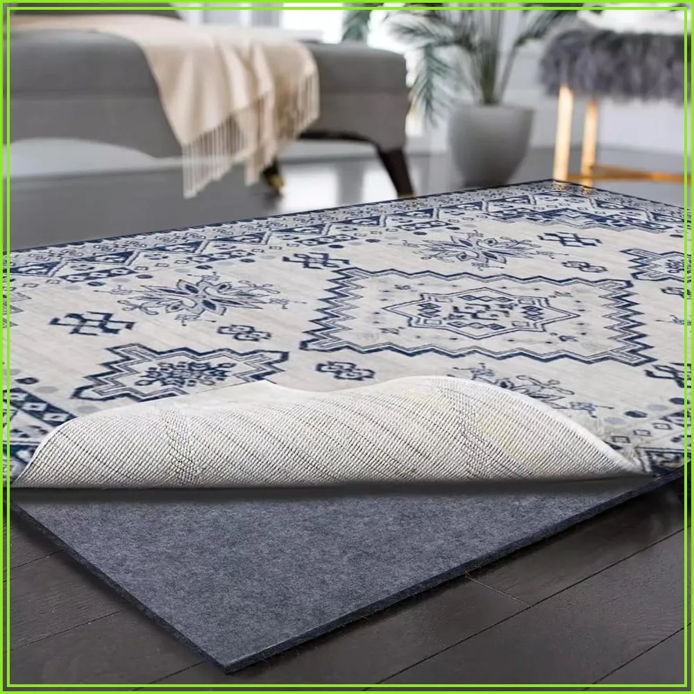 

6x9 Waterproof Rug Pad, Non-Slip Carpet Pad for Hardwood Floors, Extra Large Felt Pad Keeps Rugs in Place