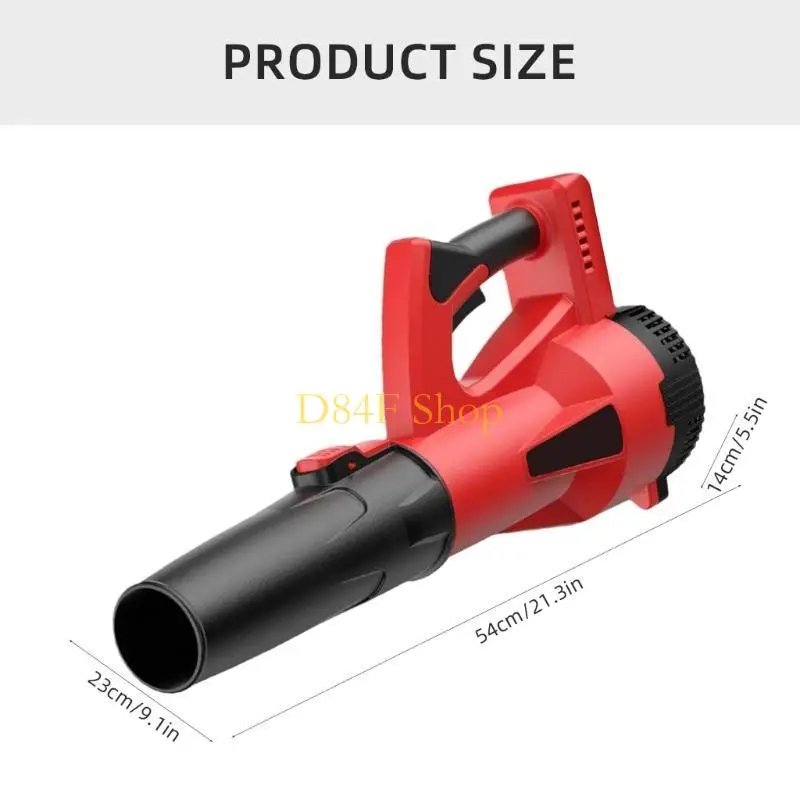 

D84F Powerful Brushless Motor Leaf Blower Sturdy Air Blower for Quick Lawn Cleanup