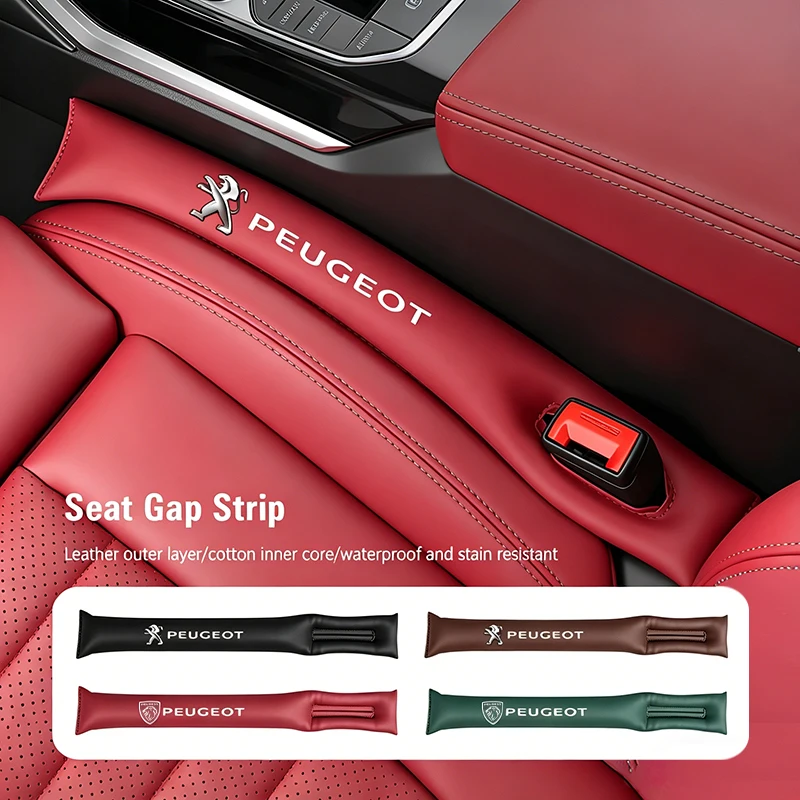 Llavero para coche/Tira de sellado para huecos del asiento del coche, protector de objetos, para Peugeot 206 307 308 3008 207 208 407 408 508 2008 5008 301 201 506