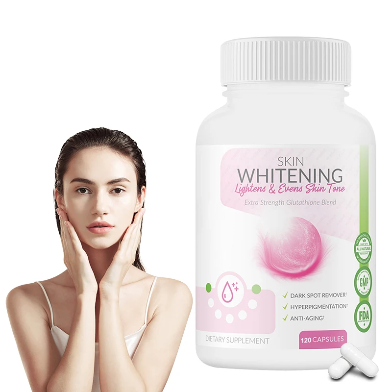 

High Strength Glutathione 1000mg Blended Capsules Support Whitening, Brightening and Even Skin