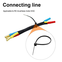 4mm Male To 3.5mm Female Extension Cable Wire 3pcs Banana Plug Extension Cable Slug Connector Extension Cable RC Car Accessories