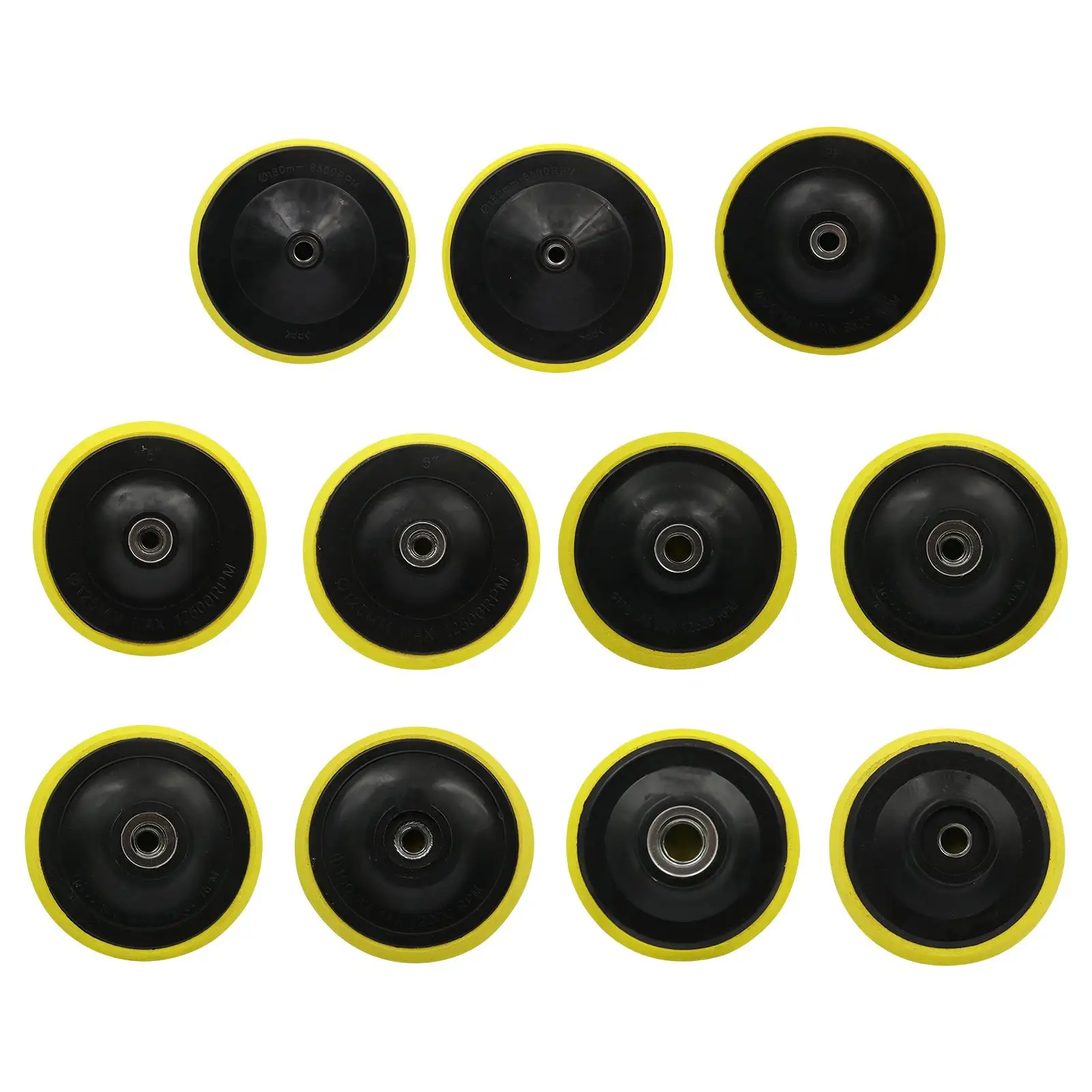Polishing Sanding Disc Rubber Backing Pad for Artificial Stone Furniture Metal Finishing Tool Sander Machine