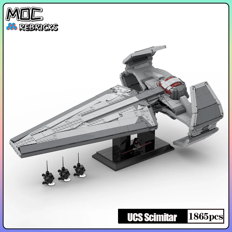 

Star Movie Sith Infiltrator UCS Scimitar MOC Bricks Building Block Toys Model DIY Collection Sets Puzzle Child Christmas Gifts