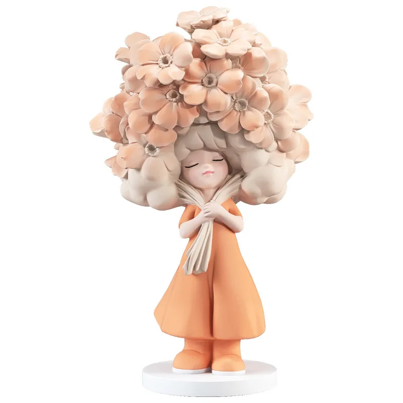 

Living room floor-to-ceiling ornaments, home accessories, TV cabinet, entrance, flower sculpture, housewarming ceremony