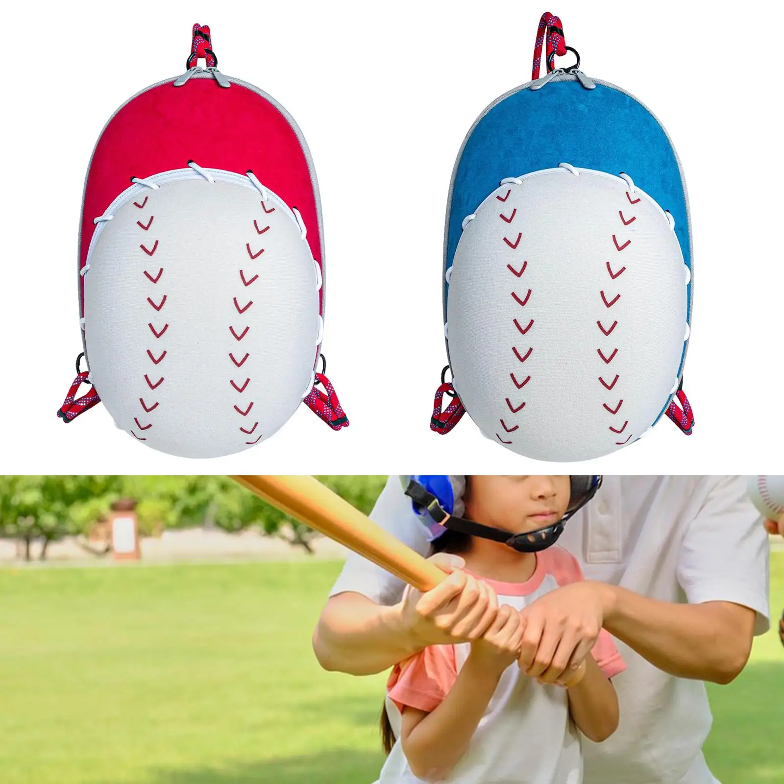 Hard Hat Case for Baseball Caps Shockproof Hat Carrier Container Holder Protective Shell DIY Handmade Material Hat Travel Case