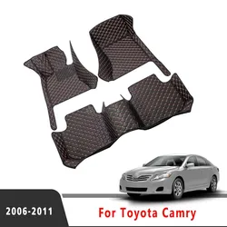 Car Floor Mats Trunk Carpets For Toyota Camry XV40 2011 2010 2009 2008 2007 2006 Auto Interior Accessories Replacement Products