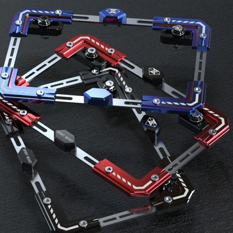 Motorcycle Accessories Scooter Individuality License Plate Frame License Plate SPIRIT BEAST Telescopic License Plate