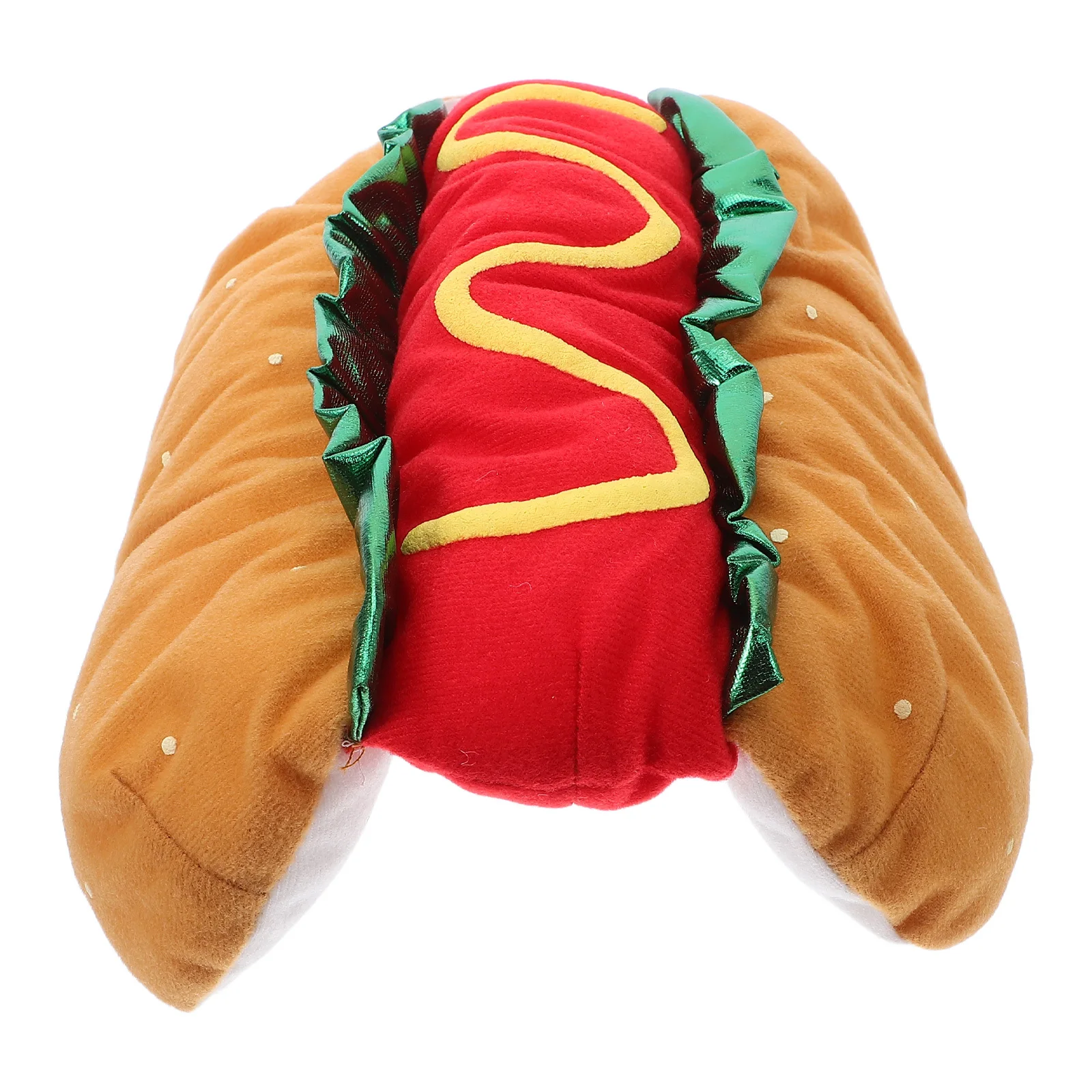 

Stylish Polyester Dog Dress for Small Pets Halloween Christmas Cosplay Hot Dog Costume Xs Size Easy on Off Comfortable Elastic