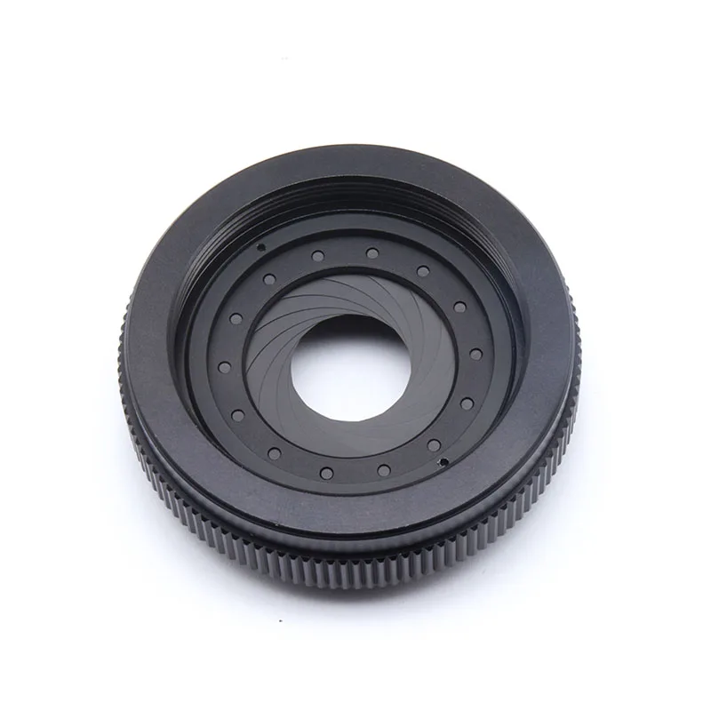 Abertura ajustável 1.5-29mm íris diafragma M42 para M42 câmera lente módulo adaptador anel