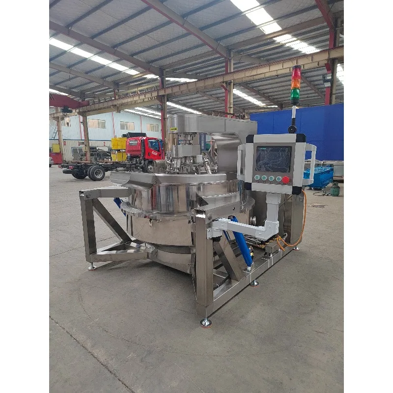 Commercial Jam Cooking Pot, High Viscosity Material Stirring and Frying Pan