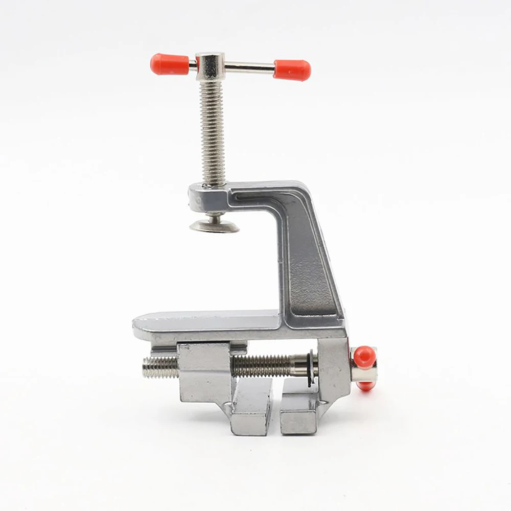 3.5" Aluminum Miniature Small Clamp Table Bench Vise Tool Vice Small Table Clip Micro Clip Parallel Table Flat Vise