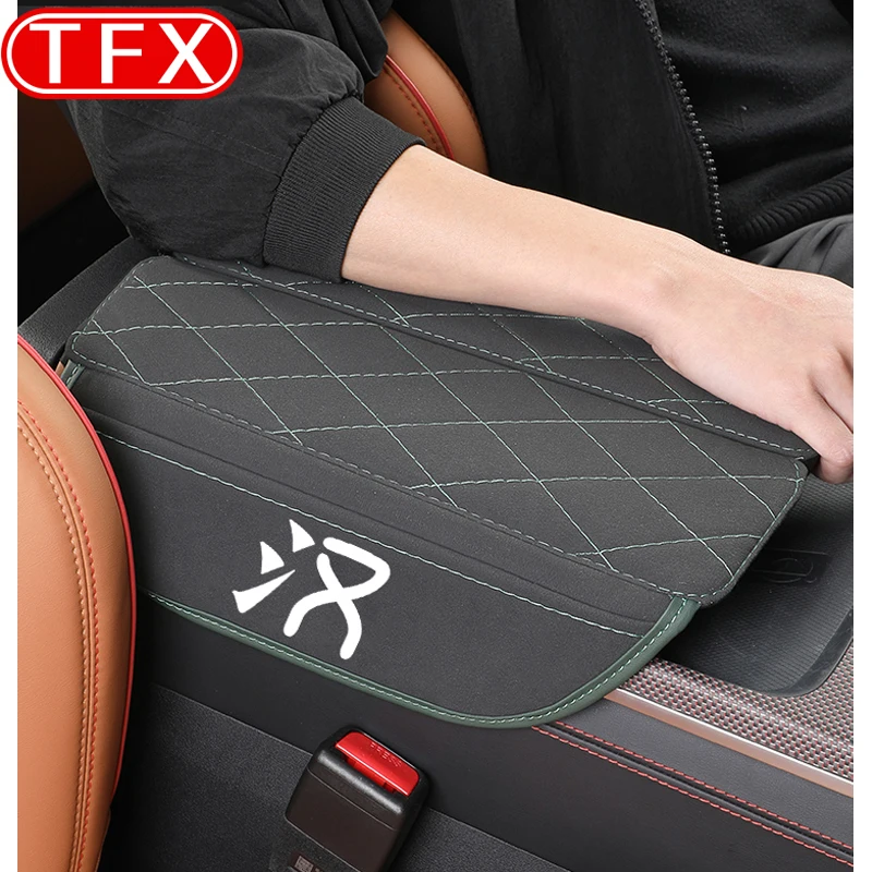 

For BYD Han 2022 2023 2024 Car Styling Center Console Armrest Box Protective Cover Anti Scratch Anti Dirt Cover Auto Accessories