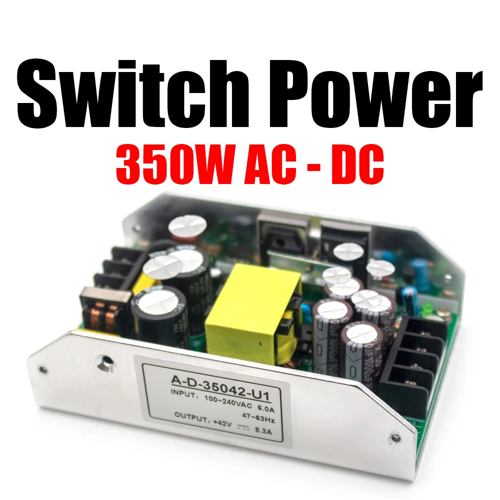 Fonte de Alimentação do Interruptor do Amplificador de Áudio Digital Nenhum Ruído 350w Ac-dc 110v 220v 24v 27v 32v 36v 42v 48v 54v 60v