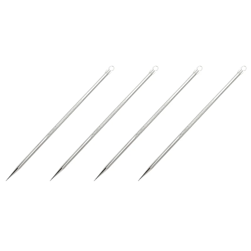 Outil d'aiguille d'élimination des points noirs d'acné en acier inoxydable A50Q-4X