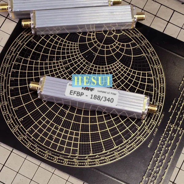 

Полосовой фильтр для аэрокосмических спутниковых коммуникаций в диапазоне 188-340 МГц VHF, с быстрым отсечением сигналов, интерфейс SMA