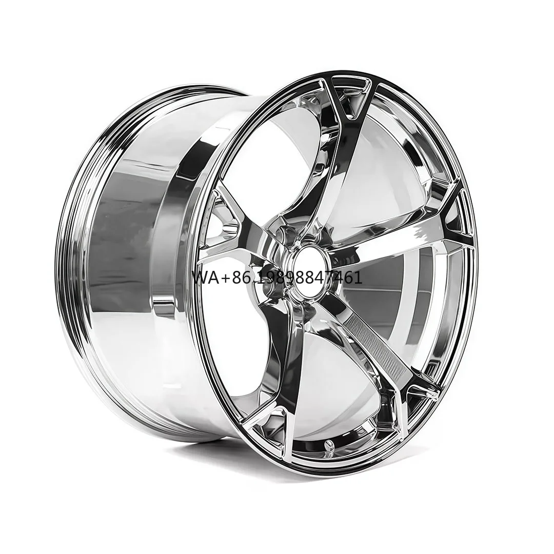 

16-24inch Polished Wheel 5*114.3 Forged Rims Deep Concave Chromed Wheels Fit for Nissan 350z 370z G37 Q50 Racing Car Rims