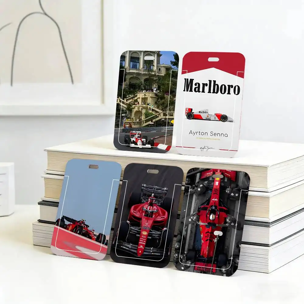 

1pc Motorsport Racing Track Race Cars Enthusiasts ID Card Sleeve School Card Access ID Card Protective Sleeve Easy Push