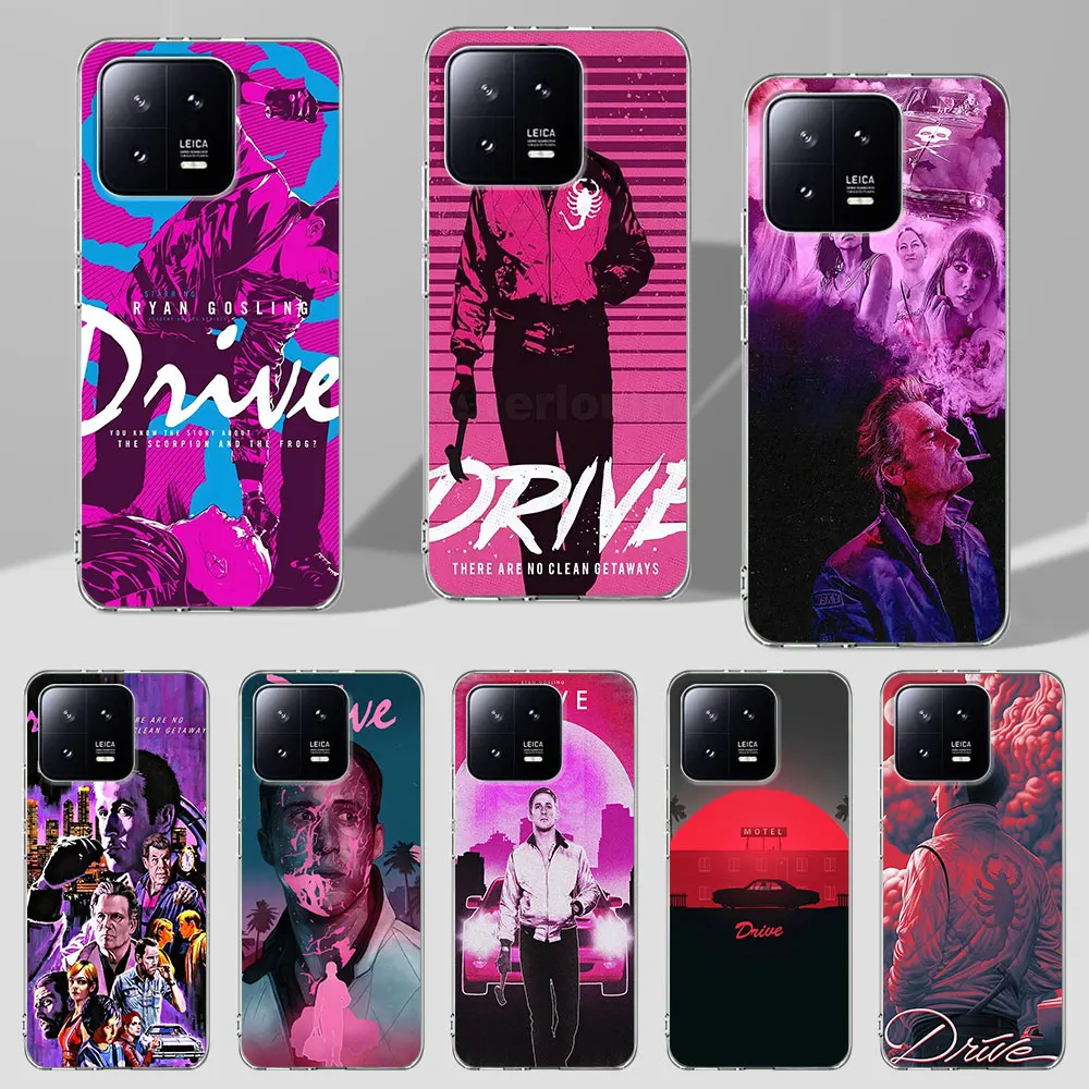 Movie Drive Ryan Gosling Art Case for Xiaomi Mi 11T 13 11 10T 8 9 A3 11i 12 12X A1 8 9T Pro 10 Lite Soft Transparent Phone Cover