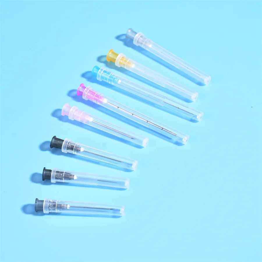 

100pcs Micro Cannula Tip Blunt Flexible 22g 50mm 70mm 100mm Microneedling Plain End Microcánula Fine Micro Needle