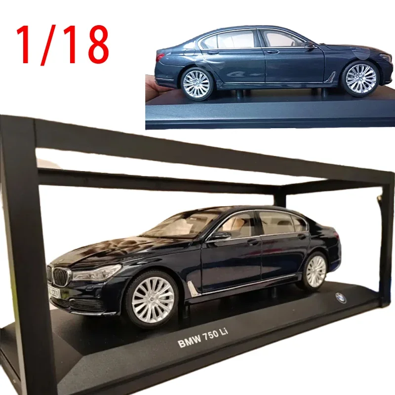 

Литая под давлением модель автомобиля BMW 7 серии в масштабе 1/18, модель автомобиля BMW 750Li, модель автомобиля из сплава, коллекция украшений, игрушки для мальчиков