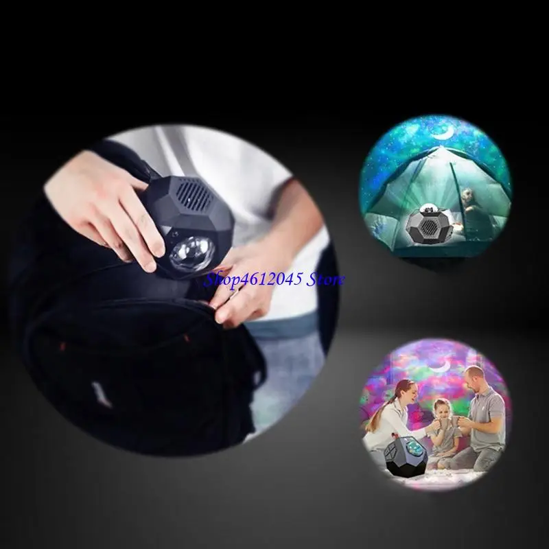 

L69A Starry Ocean Projector with Music Speaker ABS Material for Kids and Adults