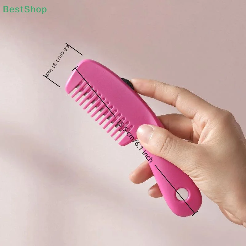 💕 ماكينة قص الشعر 2 في 1، مشط قص الشعر متعدد المستويات قابل للتعديل للفتيات، ملحقات تصفيف قص الشعر التجميلي #6