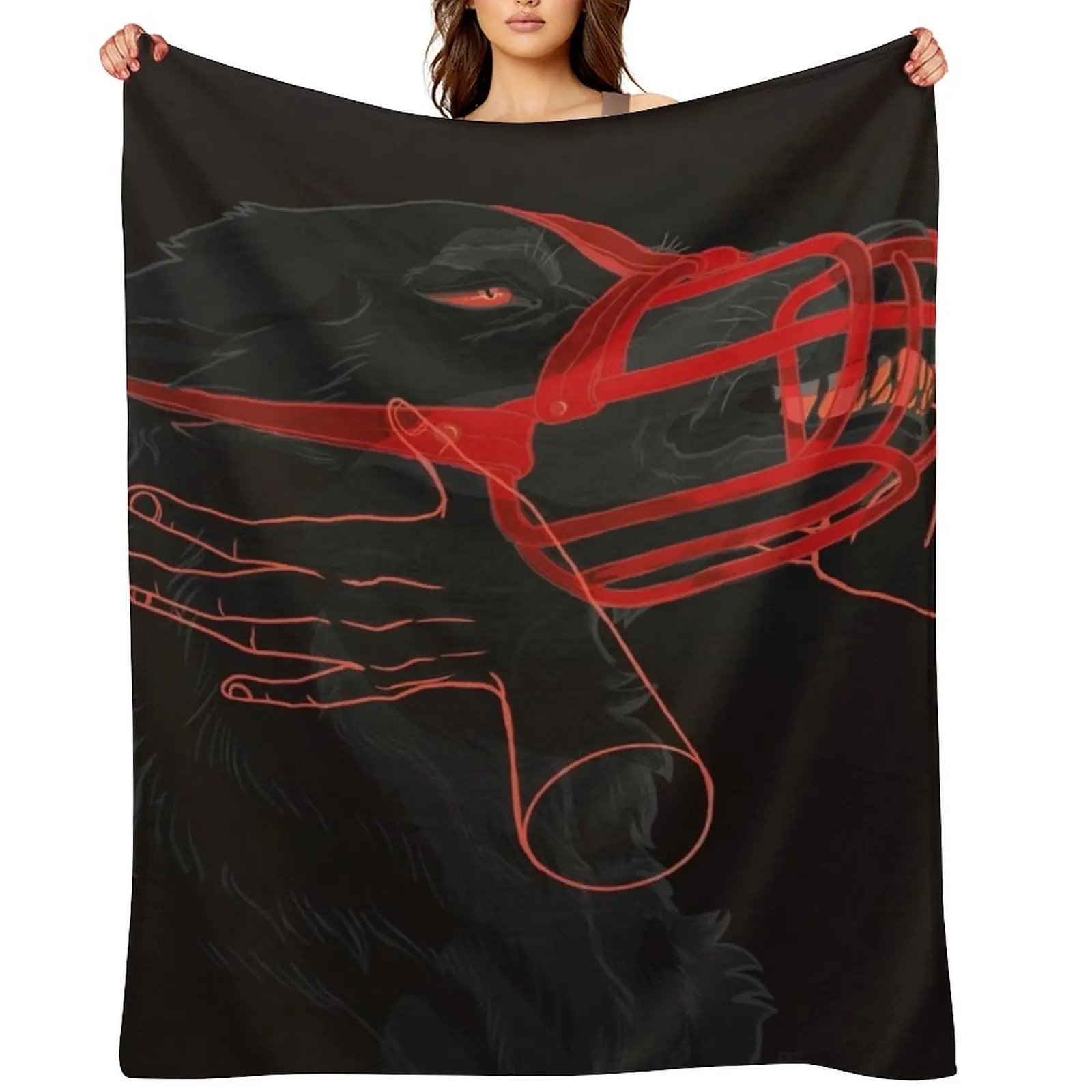 

Hush baby a by purkissaART Throw Blanket Flannel funny gift Summer heavy to sleep Blankets