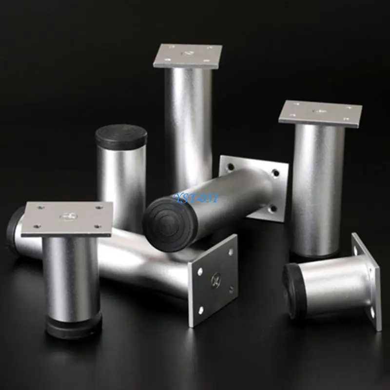 

E15A 6Pcs Aluminum Alloys Bed Frame Support Legs Adjustable Height Bed Bottom Load-Bearing Bracket