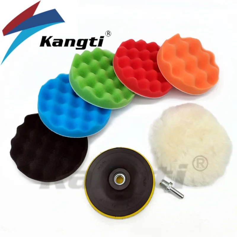 

Car Polishing Sponge Pads Kit Foam Pad Buffer Kit Polishing Machine Wax Pads for Auto Motorcycle motor vehicle Removes Scratches
