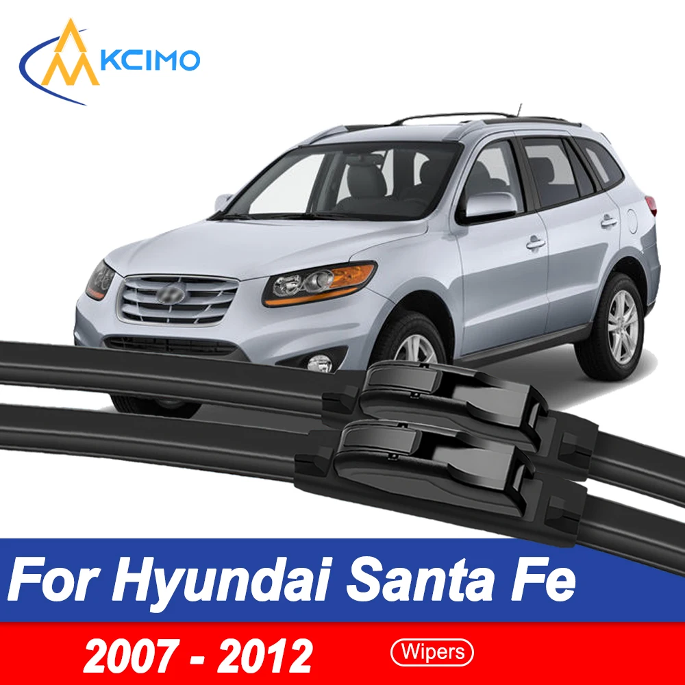 

Front Windshield Wiper Blade For Hyundai Santa Fe 2007 2008 2009 2010 2011 2012 Car Wiper Blade 2PCS Auto Accessories 24"+18"