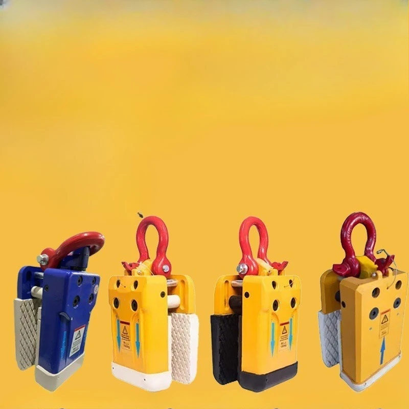 Tensioner, large plate clamps, lifting tongs, marble and granite clamps, 1-ton load capacity clip clamp