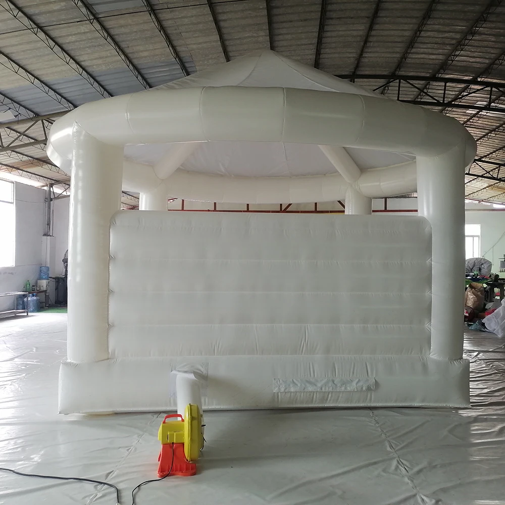 Casa inflable de rebote con soplador, cama de salto, castillo hinchable comercial para boda y cumpleaños, venta al por mayor