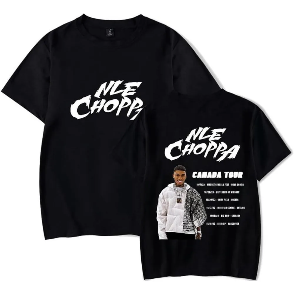 

NLE Choppa Tour Merch T-Shirt Unisex Short Sleeved T Shirt Casual Tee