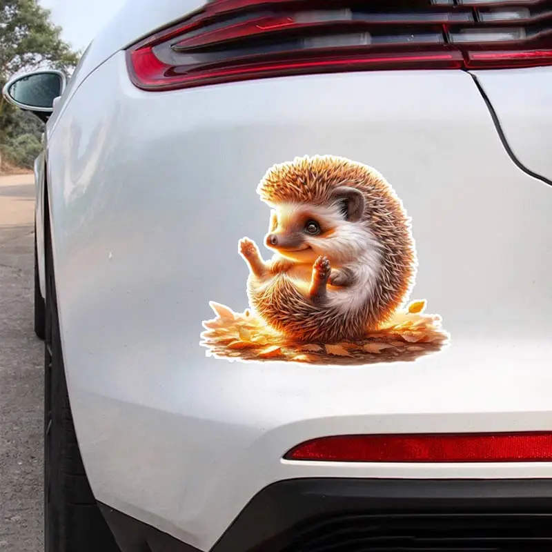 

Cute Hedgehog Animal Cartoon Car Sticker Waterproof Styling Automobiles Motorcycle Exterior Accessories Vinyl Decals SH600