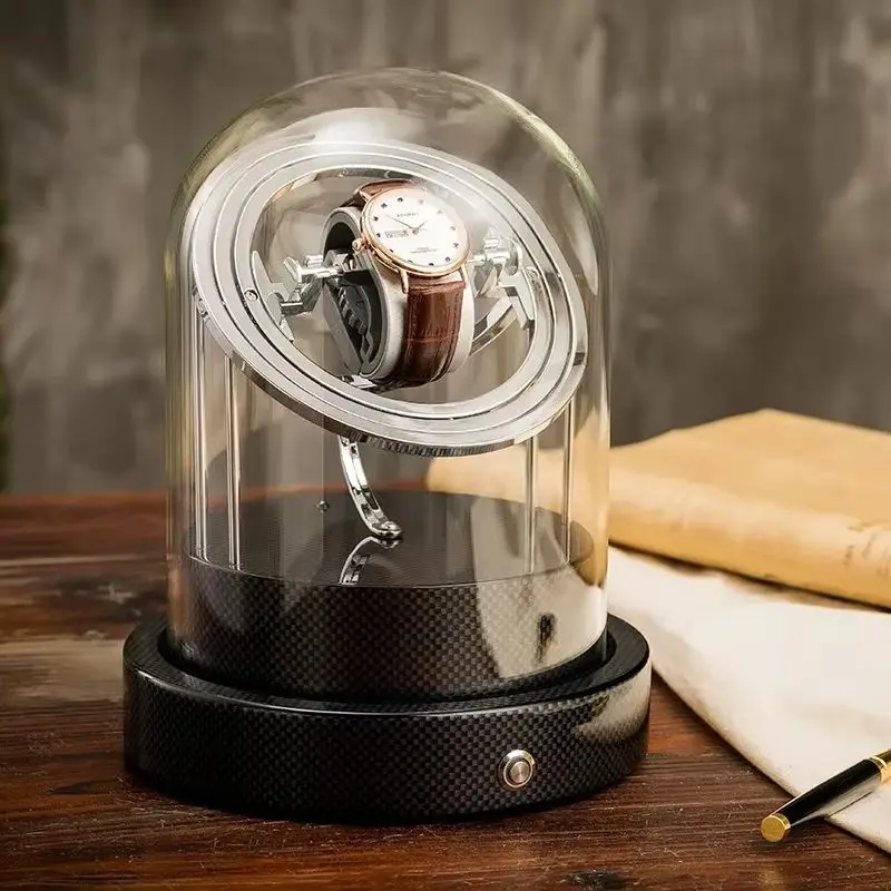 

Creative Watch Winder Automatic Mechanical Watches Winder Storage Home Intelligent Gold Luxury Watch Boxes Transparent Nice Gift