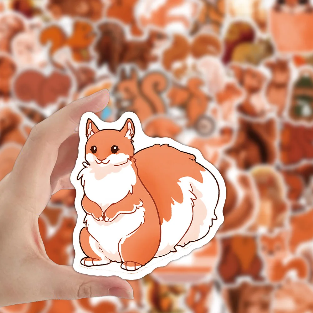 10/30/50PCS Cartoon Squirrel Small Animal Graffiti Waterproof Sticker Personalized Creative Decoration SkateboardGuitarWholesale