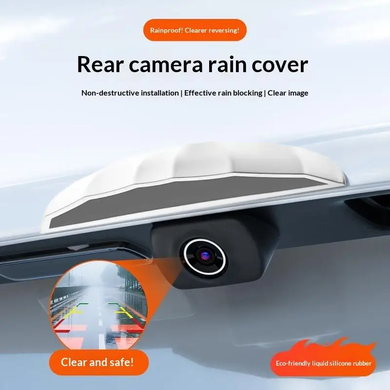 Car Rear View Camera Rain Cover Waterproof Improve Driving Safety Protector 1Pcs Universal Auto Accessory for Rainy Days