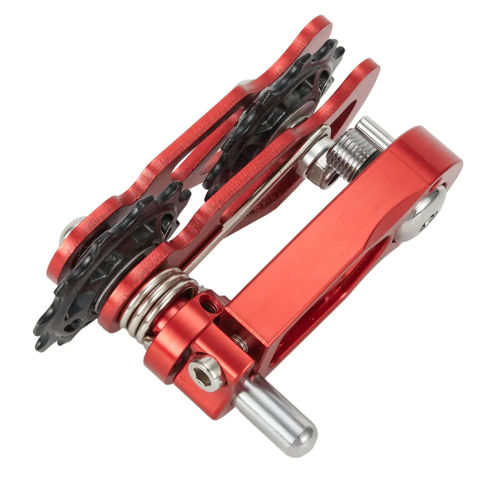 Bike Chain Chain Tensioner Aluminum Alloy Rear Puller Adjustable For Chain Bicycle Chain Guide Single Speed Rear Dial