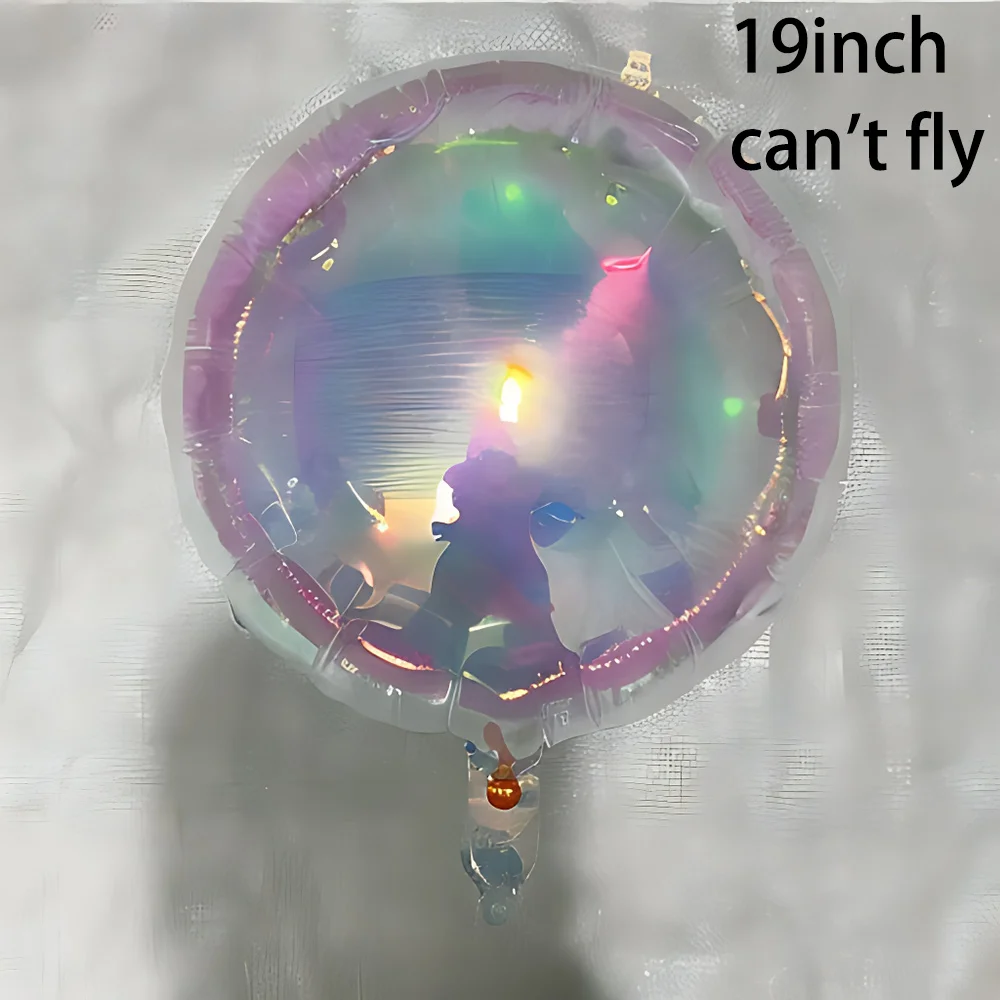 10Pcs Iridescent Balloon Holographic Pastel Rainbow Unicorn Birthday Party Decorations Wedding Graduation Baby Shower Supplies