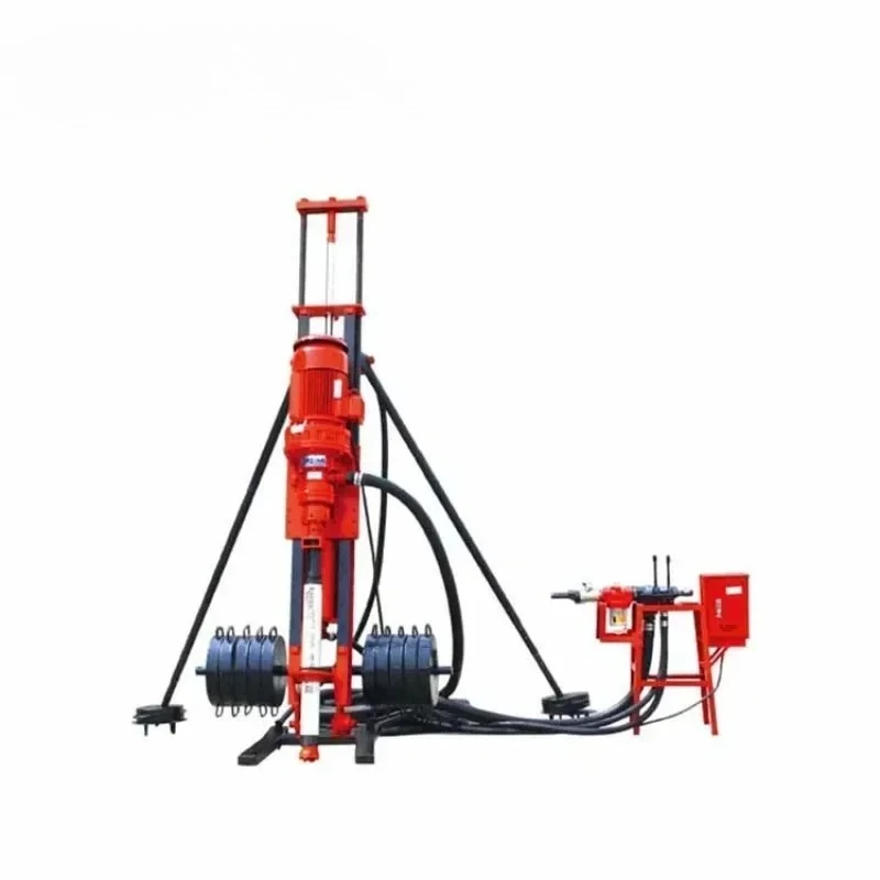 20m 30m Depth Portable Mountain Drilling Rig Rock Drilling Machine Electric  Drilling Rig For Water Well Factory For Sale
