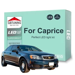 11Pcs Cars Accessories For Chevrolet Chevy Caprice 2012 2013 2014 2015 2016 2017 Canbus LED Interior Signal Light Bulb Tools