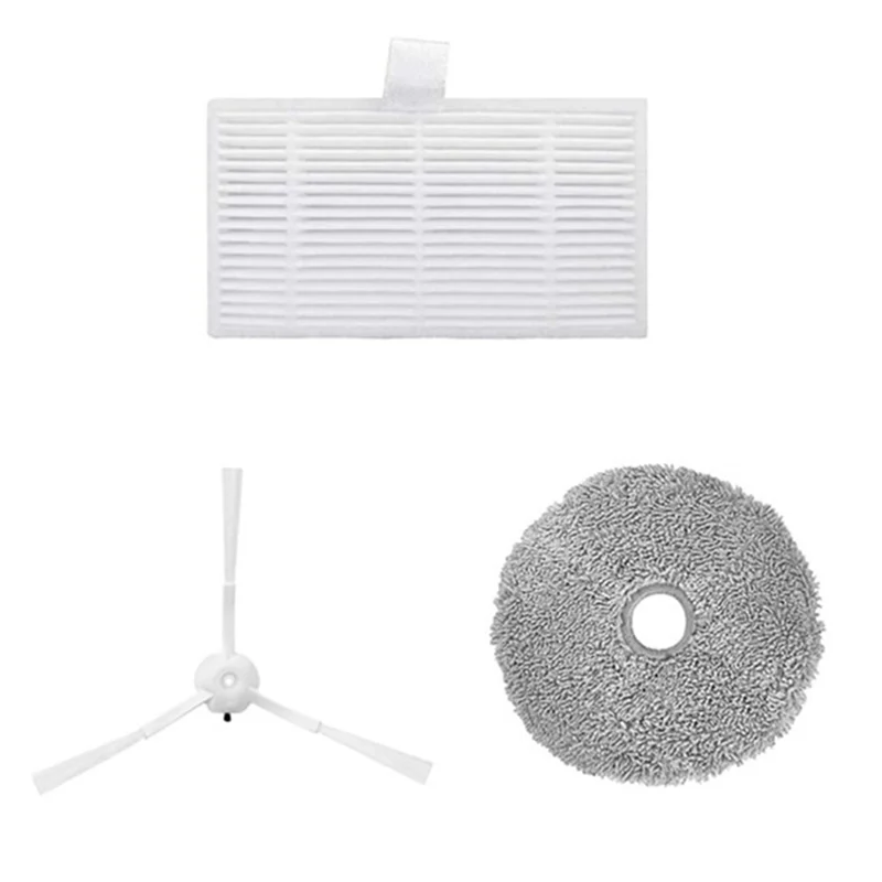 

B01C-For Xiaomi Lydsto W2 Spare Parts Main Side Brush Hepa Filers Mop Cloths Dust Bag Replacement Robot Vacuum Cleaner Accessori