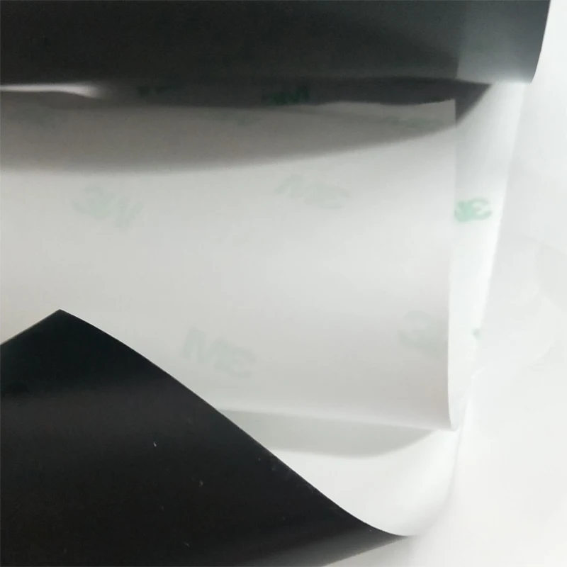 Laser Markable Label Material 7847 Tamper-Proof Flexible Label Paper for Code Automobile Nameplate Matte Black/White Acrylat