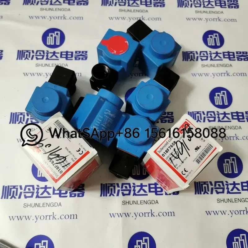 Danfoss Solenoid Valve Coil 018F7658 110V 120V AC Replacement Part for Refrigeration HVAC System Genuine Quality Free