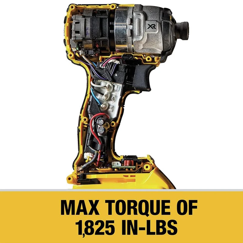 DEWALT-Chave De Fenda Elétrica Recarregável, Ferramenta Elétrica Durável, Máquina Bare, Impact Driver, Original, 18V, 20V, DCF887